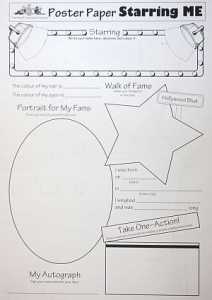 Starring me Poster Paper UK edition