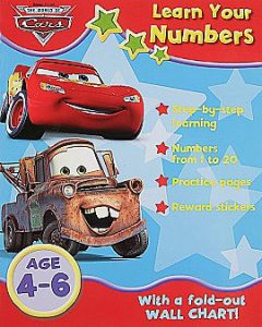 Disney Cars Learn your Numbers: 4-6 -(with wall chart)