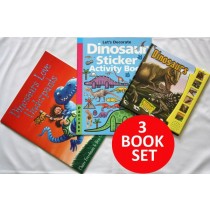 3 Dinosaur -Themed Book Set-0