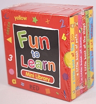 Fun To Learn Mini Library- Red-0