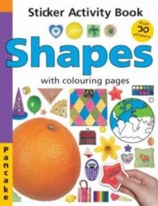 Shapes: Sticker Activity Book with Colouring Pages