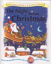 The Night Before Christmas Sticker and Activity Book-0