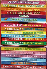 3-Mini-Library Set (Nursery Rhymes - Classic Fairy Tales - Bedtime Stories)