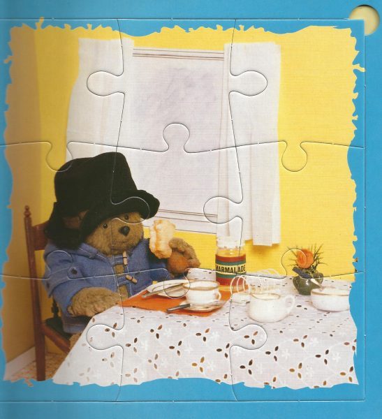 Paddington-Jigsaw Book inner Page at breakfast