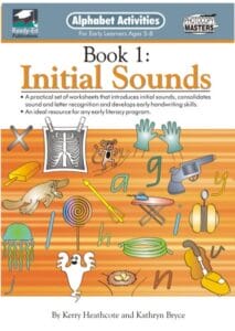 Alphabet Activities Book-1 Initial Sounds (Instant Download)