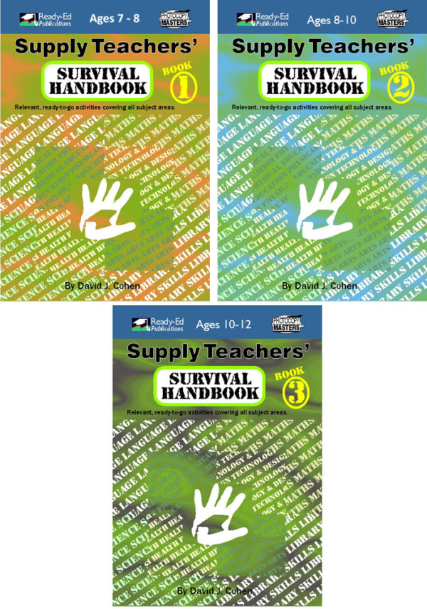 Supply Teachers Survival Handbook bundle (3 Intant Downloads)