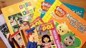 Retro Reading Fun with Postman Pat, Bill & Ben & Rupert Bear