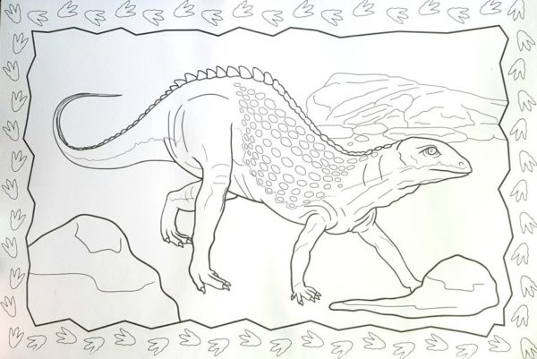 Dinosaur Artist Pad - Internal Image