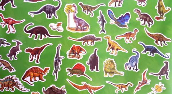 Dinosaur Artist Pad -Stickers)