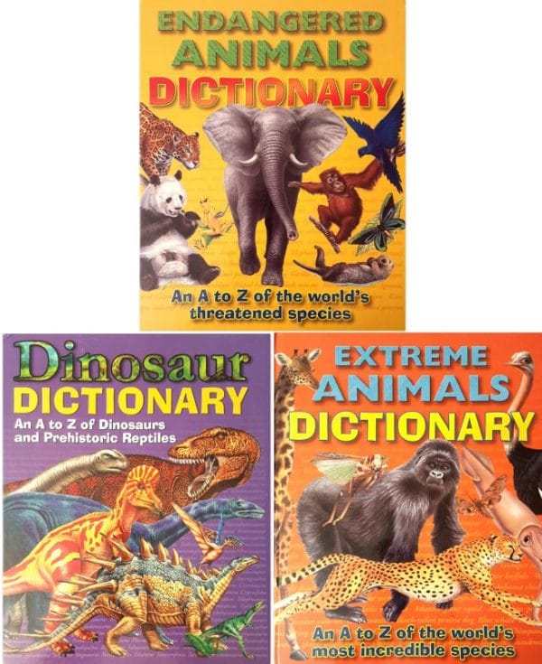 Set of 3 Animal Dictionaries (Hardbacks)