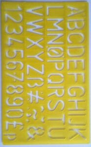 Helix Multi-Pack Lettering Stencils ( 4-Pack)