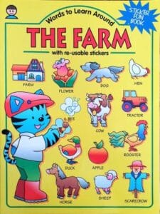 Words to Learn Around: The Farm (Sticker Fun Book)
