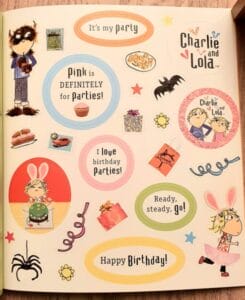 Charlie and Lola: This is Actually my Party (with stickers) 3 charlie and lola sticker images