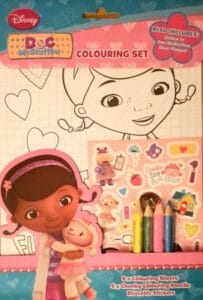 Doc McStuffins Colouring Set