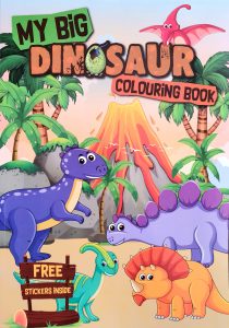 My Big Dinosaur Colouring Book (with free stickers)