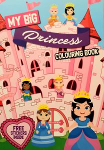 My Big Princess Colouring Book (with free stickers)