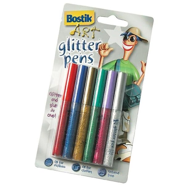 Bostik Art Glitter Pens (6-pack)