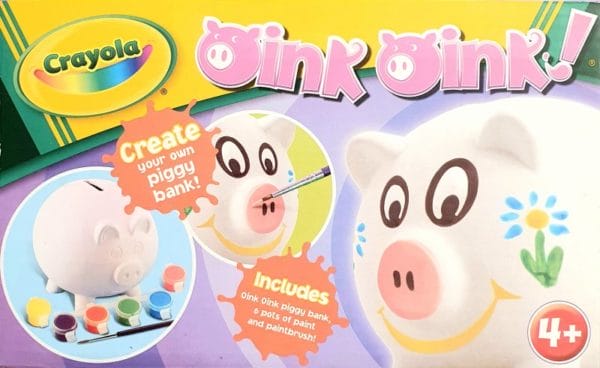 CRAYOLA OINK OINK : PIGGY BANK (Ready to be personalised!)