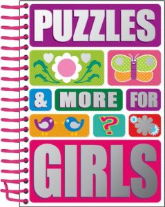 Puzzles and More for Girls (Spiral Bound)