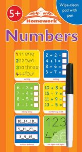 Numbers: 5+ Help with Homework (wipe-clean pad with pen)