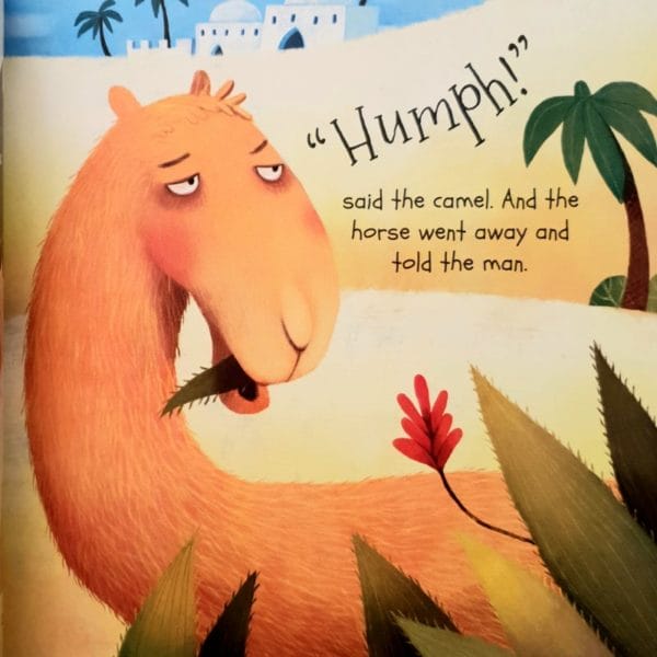 How the Camel got it's Spots Picture Book Internal Page