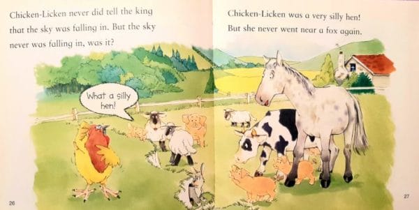 Chicken-Licken (with stickers and fold-out scene) Hardcover -Internal Image2