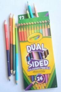 Crayola Dual Sided Coloured Pencils (12 pencils) - Internal