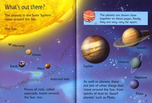 The Solar System (Usborne Beginners) Hardcover - Internal Image -2