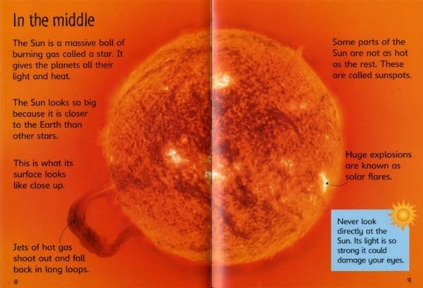 The Solar System (Usborne Beginners) Hardcover - Internal Image 4