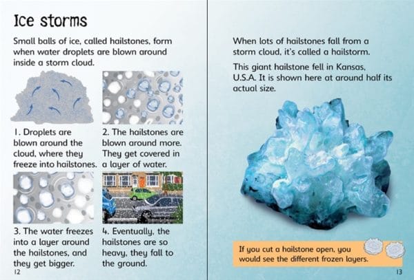 Storms & Hurricanes (Usborne Beginners) Hardcover - Internal Image 1