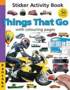 Things That Go: Sticker & Activity Book with Colouring Pages