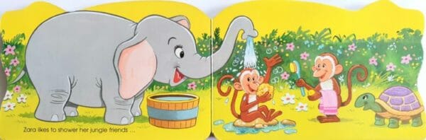 Zara the Elephant ( Shaped Board Book)