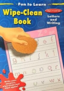 Fun to Learn Letters and Writing (Wipe-Clean Book 4yrs+)