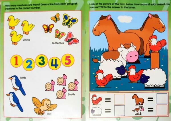Fun to Learn Numbers and Counting (Wipe-Clean Book 4yrs+)