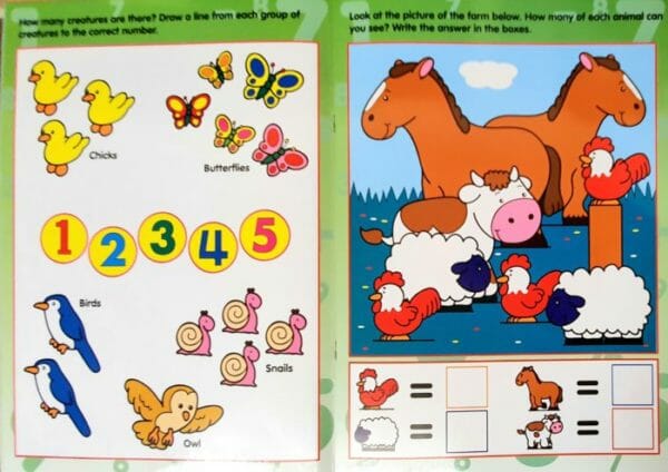 Fun to Learn Numbers and Counting (Wipe-Clean Book 4yrs+)